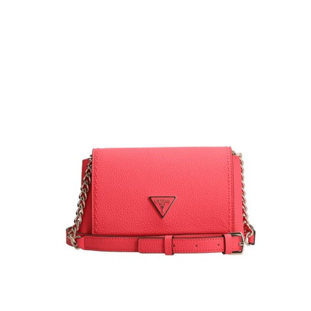 Guess Downtown Chic Mini Camelia Synthetic Leather Handbag for Women — Luxury Designer Bag.